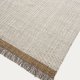 KAVE HOME Brina gulvt�ppe, m. sildebensm�nster, rektangul�r - beige jacquard-uld (230x160)