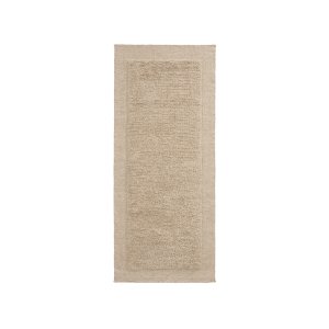 KAVE HOME Marely l�ber gulvt�ppe, rektangul�r - beige uld (200x80)