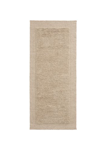 KAVE HOME Marely l�ber gulvt�ppe, rektangul�r - beige uld (200x80)