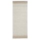 KAVE HOME Nifelia l�ber gulvt�ppe, rektangul�r - beige jacquard uld (200x80)