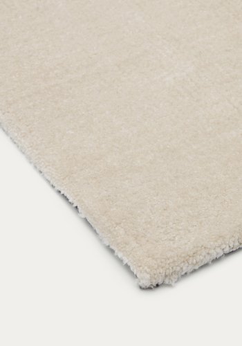 KAVE HOME Empuries l�ber gulvt�ppe, rektangul�r - beige syntetiske fibre (200x80)