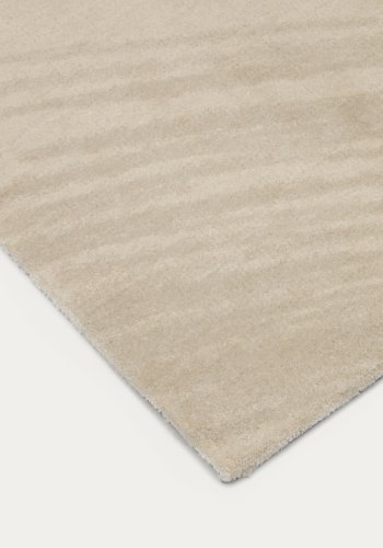 KAVE HOME Empuries l�ber gulvt�ppe, rektangul�r - beige syntetiske fibre (200x80)