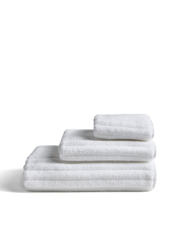 KAVE HOME Navira badeh�ndkl�de, rektangul�r - hvid bomuld (70x140)