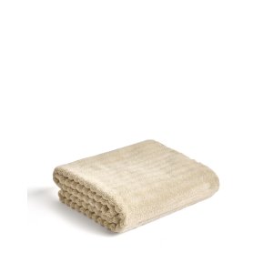 KAVE HOME Navira badeh�ndkl�de, rektangul�r - beige bomuld (70x140)