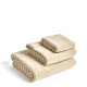 KAVE HOME Navira badeh�ndkl�de, rektangul�r - beige bomuld (70x140)