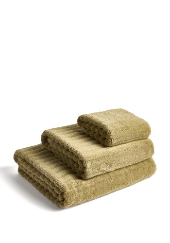 KAVE HOME Navira badeh�ndkl�de, rektangul�r - lysegr�n bomuld (70x140)