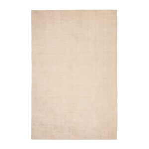 KAVE HOME Empuries-teppe i hvit polyester, 200 x 300 cm