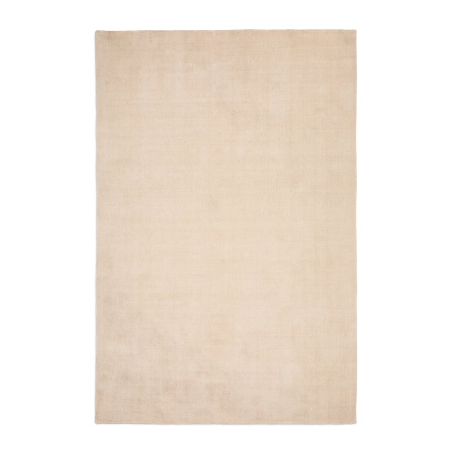 KAVE HOME Empuries-teppe i hvit polyester, 200 x 300 cm