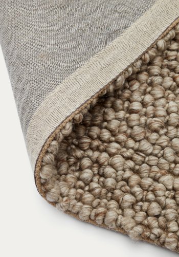 KAVE HOME Lubrin gulvt�ppe, rektangul�r - gr� uld (200x300)