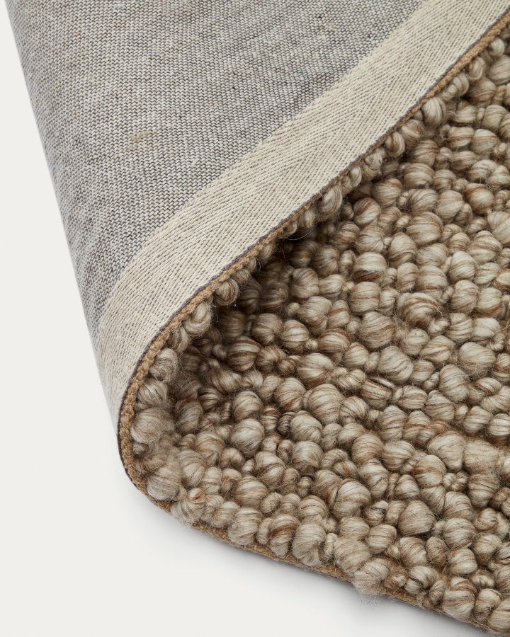 KAVE HOME Lubrin gulvt�ppe, rektangul�r - gr� uld (200x300)