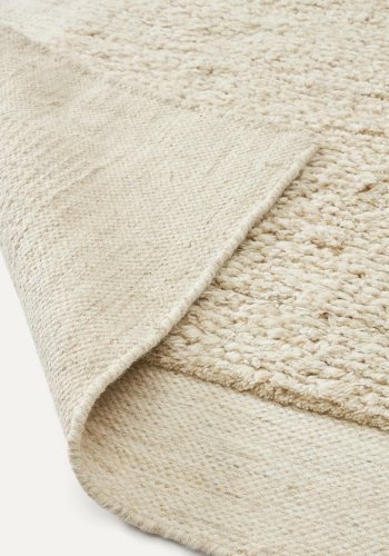  KAVE HOME Marely hvitt ullteppe 160 x 230 cm