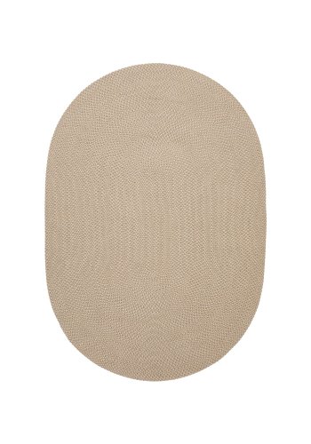 KAVE HOME Rodhe utendrs teppe, oval - beige 100 % PET (160x230)