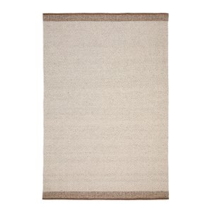 KAVE HOME Nifelia beige ullteppe i jacquardmnster, 200 x 300 cm