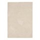 KAVE HOME Domm teppe, rektangulr beige ull (160x230)