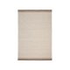 KAVE HOME Nifelia jacquardteppe i beige ull, 160 x 230 cm