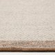KAVE HOME Nifelia jacquardteppe i beige ull, 160 x 230 cm