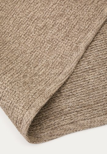 KAVE HOME Galinda taupe teppe laget av syntetiske fibre, 160 x 230 cm