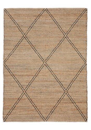KAVE HOME Vallalta jute teppe, 200 x 300 cm