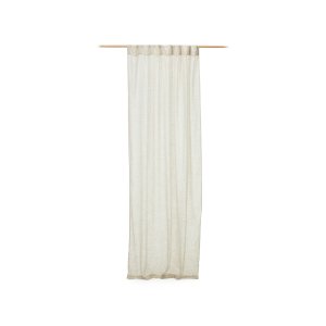 KAVE HOME Mahina gardin - beige bomull (140x260)