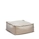 KAVE HOME Forallac puf, kvadratisk - beige h�r (50x50)