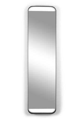 SPINDER DESIGN Rex L vgspejl, rektangulr - spejlglas og sort stl (175x46)