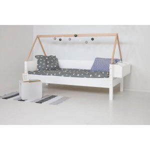 Manis-H Saga House seng med sengeramme i b�k - 200 cm - 90x200