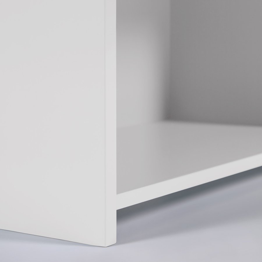 KAVE HOME Celeste barnebokhylle, rektangulr - hvit MDF