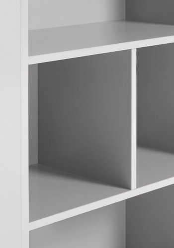 KAVE HOME Celeste barnebokhylle, rektangulr - hvit MDF