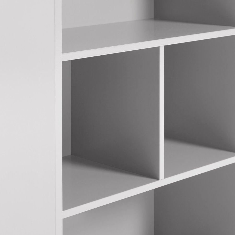 KAVE HOME Celeste barnebokhylle, rektangulr - hvit MDF