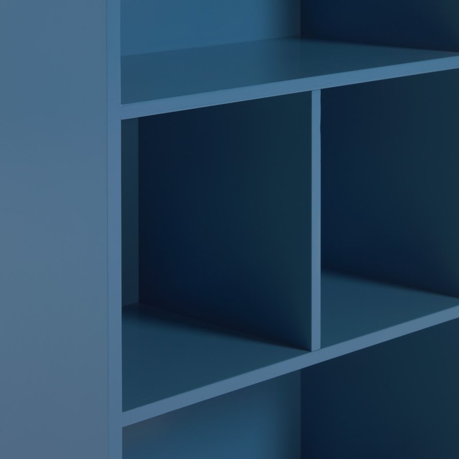 KAVE HOME Celeste barnebokhylle, rektangulr - bl MDF