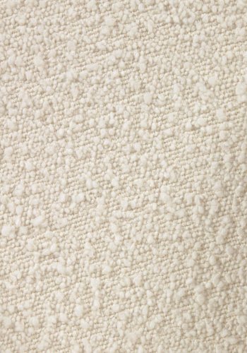 KAVE HOME Valsa gyngestol, med armlener - hvit shearling stoff, stl og naturlig ask