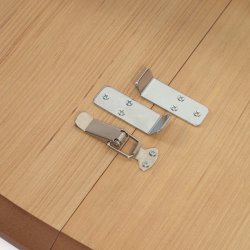 Oakland spisebord, m. 2 tillgsplader - natur egefinr og natur gummitr (140(220)x90)