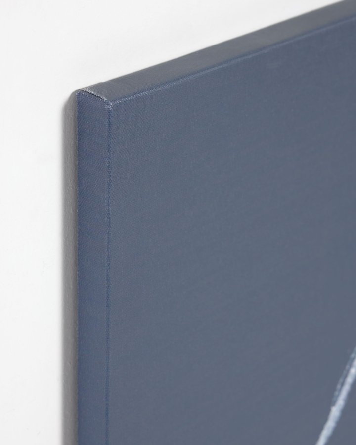 KAVE HOME Zoeli abstrakt lerret i bltt og rdt 60 x 90 cm