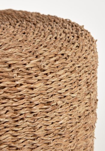 KAVE HOME Someina rund fotsttte i naturfiber,  40 cm