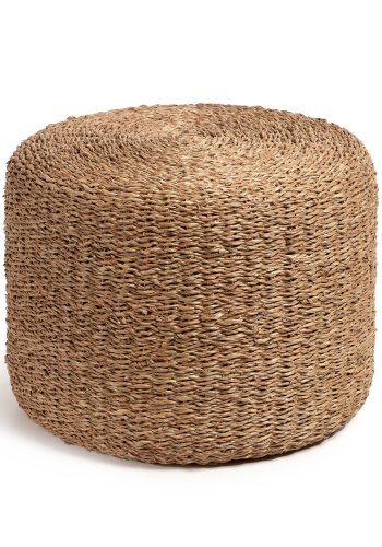 KAVE HOME Someina rund fotsttte i naturfiber,  40 cm