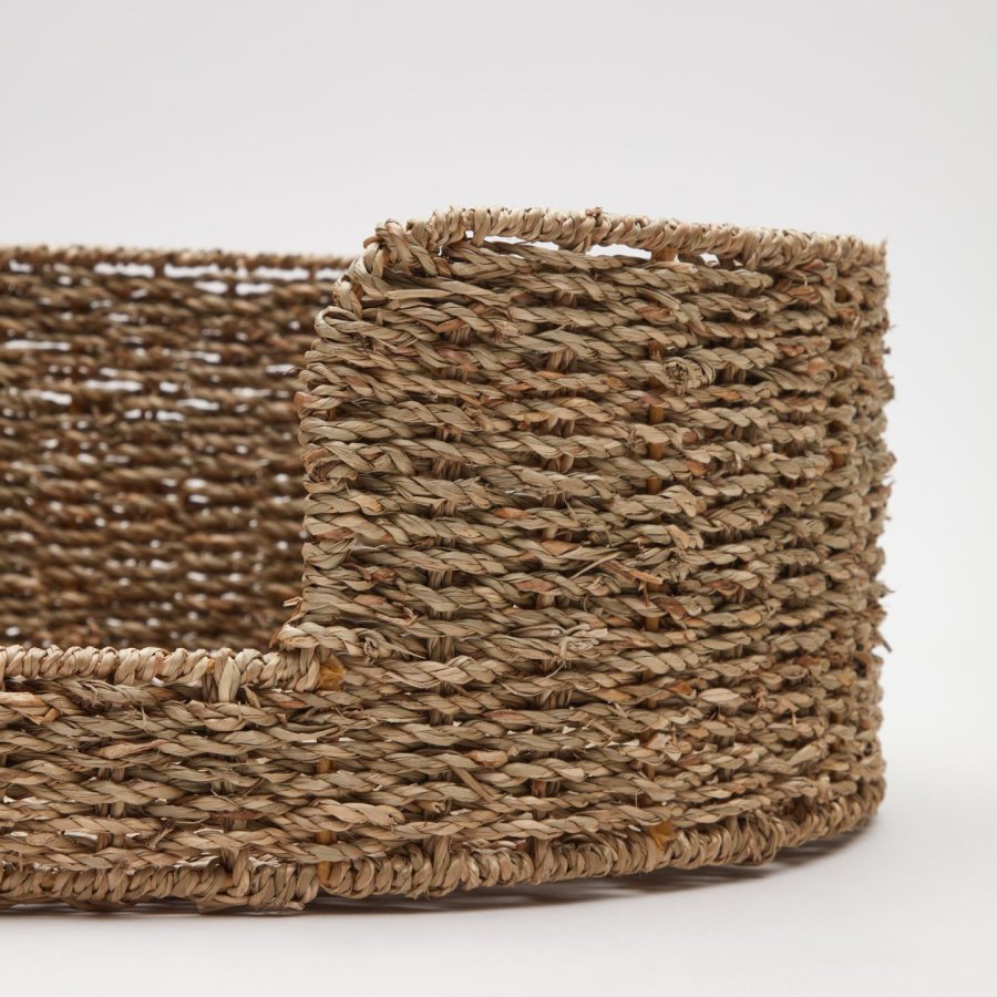 KAVE HOME Fliicker hundekurv, oval - naturlig sjgress (80x45)