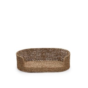 KAVE HOME Fliicker hundkorg, oval - naturligt sjögräs (60x35)