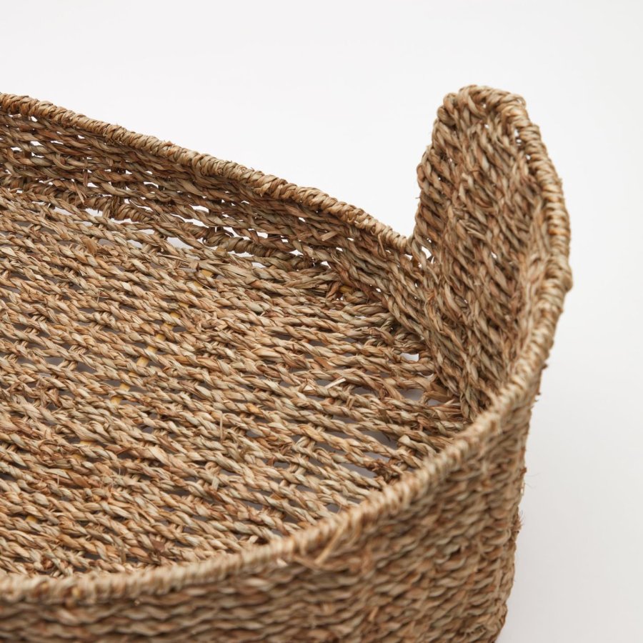 KAVE HOME Fliicker hundekurv, oval - naturlig sjgress (60x35)