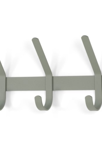 SPINDER DESIGN Dexter 3 knagerkke, m. 3 knager - stvet grn stl