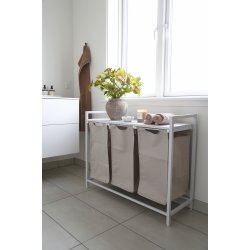 Vasketjskurv, m. 3 udtrkkelige og aftagelige