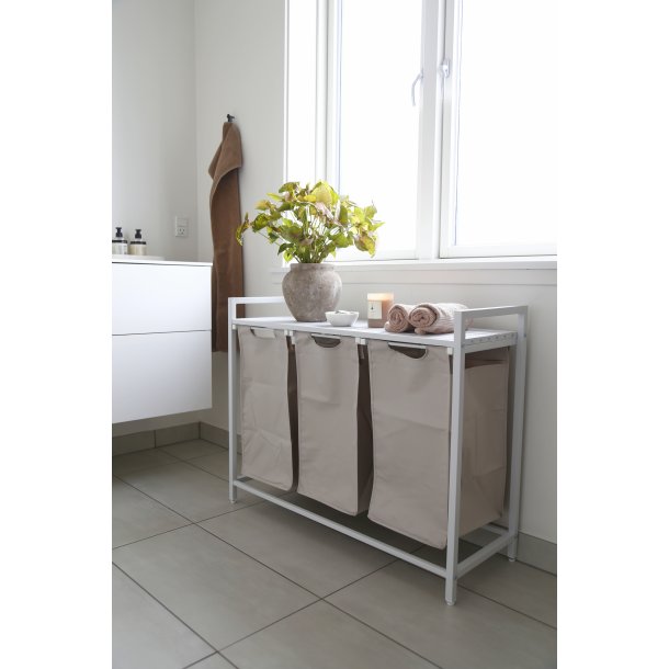 Vasketjskurv, m. 3 udtrkkelige og aftagelige