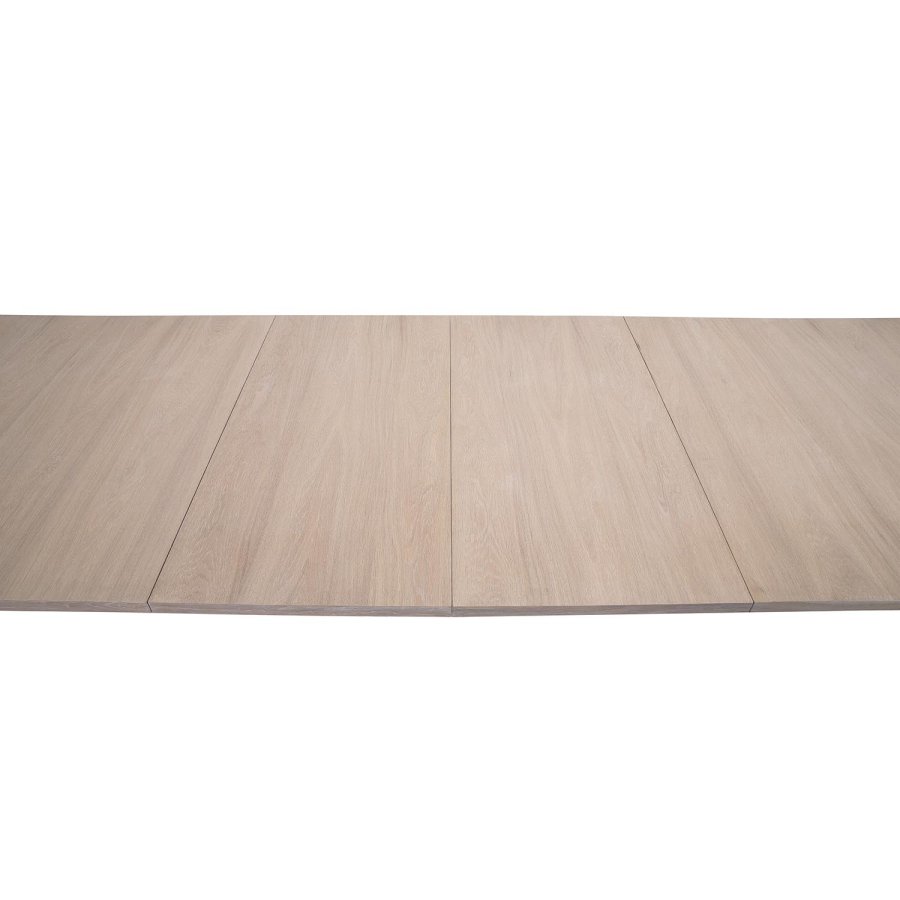 ACT NORDIC A-Line Matbord med Utdragsfunktion - Vitpigmenterad Ekfanér och Ek (210 / 310 x 100 cm)