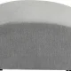 KARE DESIGN Lucca Grey puf til modul sofa, 76 cm - gr stof og PVC
