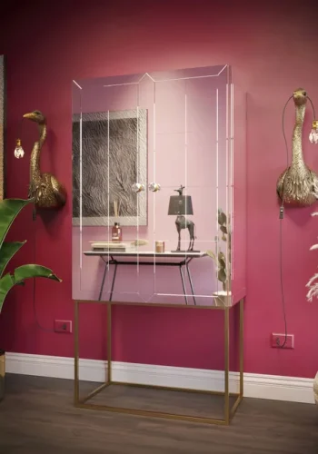 KARE DESIGN Animal Heron vglampe - guld polyresin og aluminium