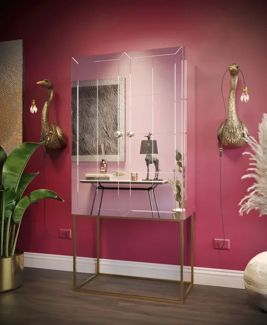 KARE DESIGN Animal Heron vglampe - guld polyresin og aluminium