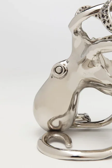 KARE DESIGN Octopus flaskeholder - slv aluminium