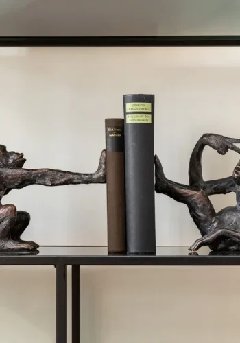 KARE DESIGN Monkey boksttte - svart polyresin (sett med 2)