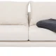 KARE DESIGN Amalfi Cream 2 pers. sofa - creme polyester og sort stl