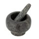 BLOOMINGVILLE Arazo Morter & Pestle, Grnn, Marmor (M: D12,5xH9 cm, P: D3xH12,5 cm)