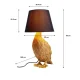 KARE DESIGN Animal Duck bordslampa - svart bomull och guld polyresin